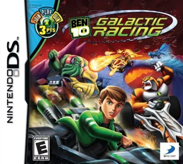 Ben 10 - Galactic Racing (USA) (En,Fr,De,Es,It) box cover front